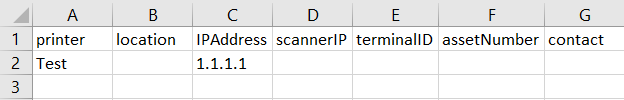 CSV syntax example