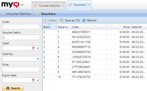 Vouchers overview