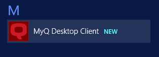 MyQ Desktop Client App