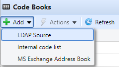 Adding a Code Book