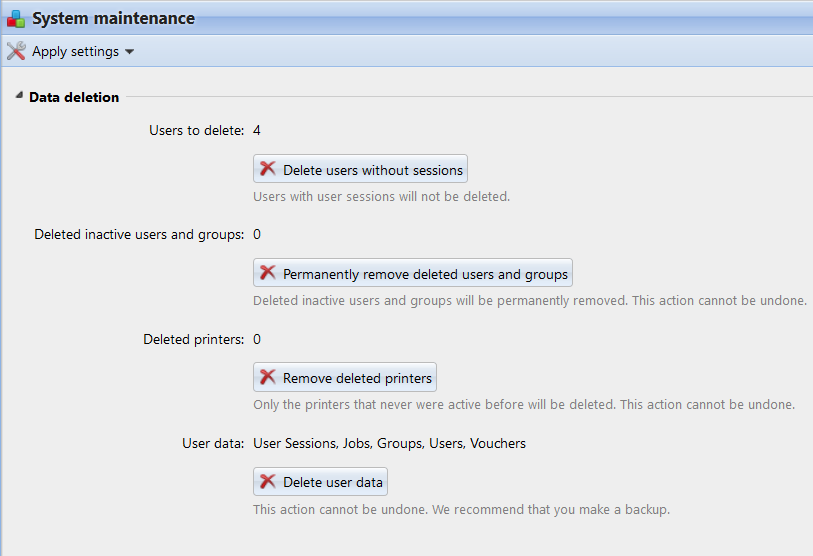 Data Deletion