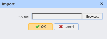 Importing a CSV of printers