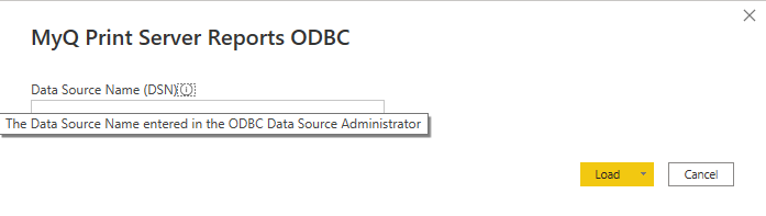 ODBC connection