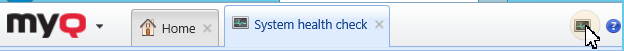 System health check icon