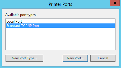 Available port types