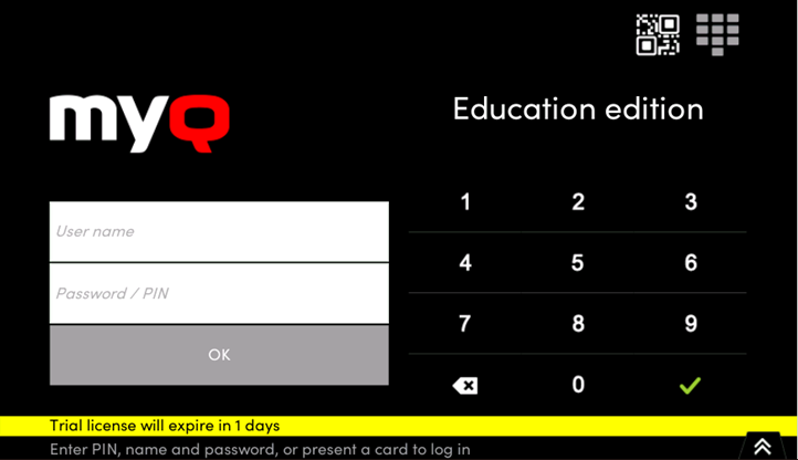 Education license example