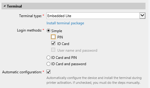 Login methods