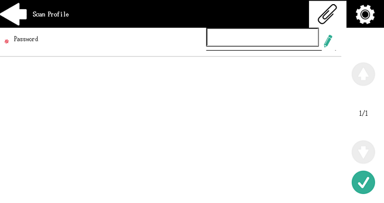 Password for the user's home folder example on the terminal