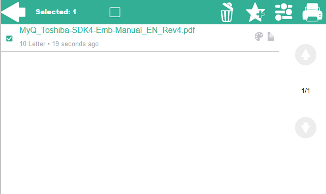 My jobs on the terminal