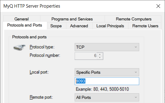 Configuring the host-based firewall