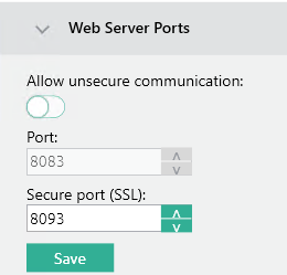 Configuring secure communication in MyQ Easy Config