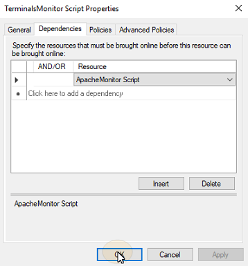 Setting Terminal Monitor dependencies