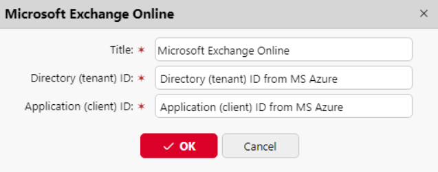 Microsoft Exchange Online setup in MyQ