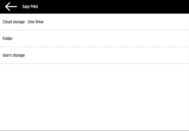 Easy Print destinations on the terminal