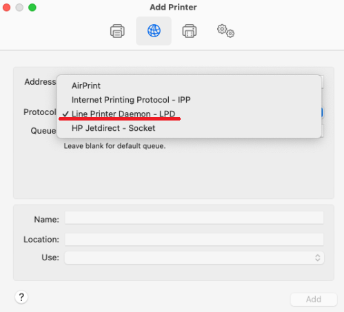 Selecting Protocol