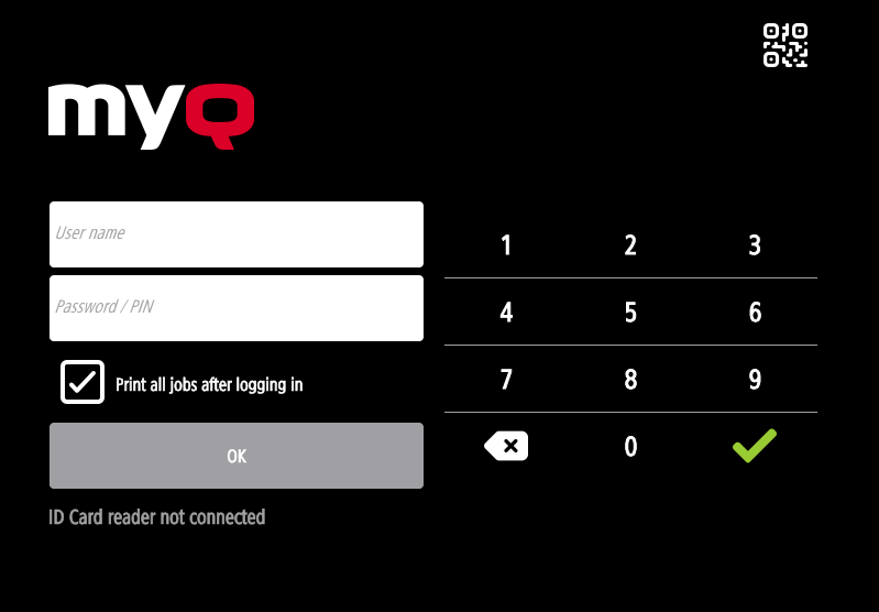 Print all jobs after logging in checkbox on the terminal login screen