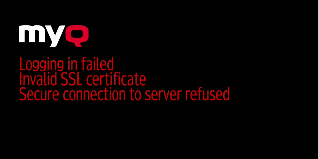 invalid SSL certificate warning