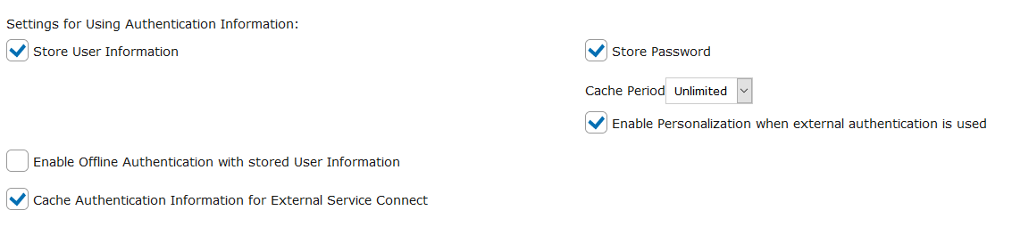 5.5 web UI - User authentication information settings