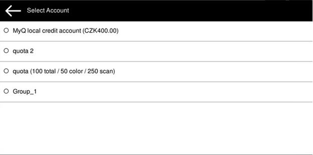 Selecting a Cost Center