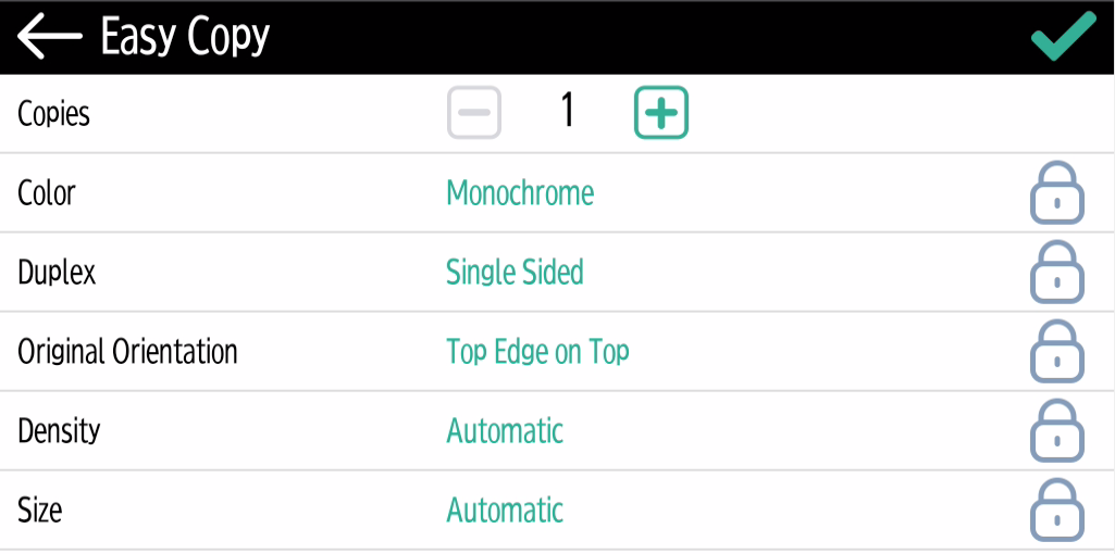 easy copy settings