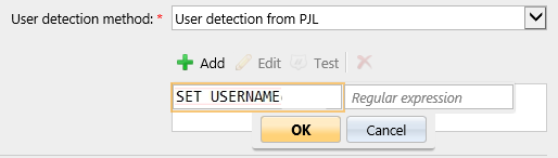 User detection from PJL properties