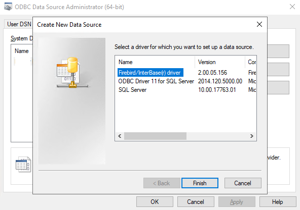 Embedded Database Connection Configuration