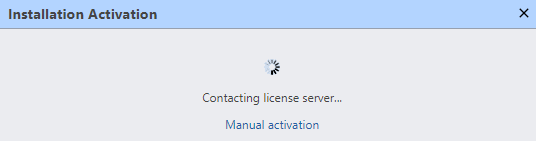 Contacting license server