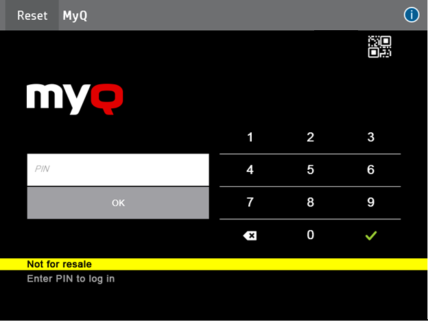 NFR license login screen