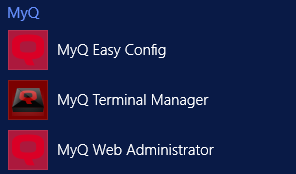 MyQ Web Administrator App on Windows Server 2010