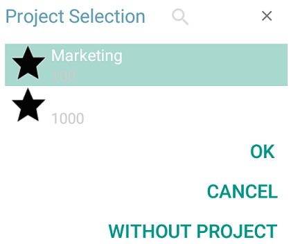 Project selection