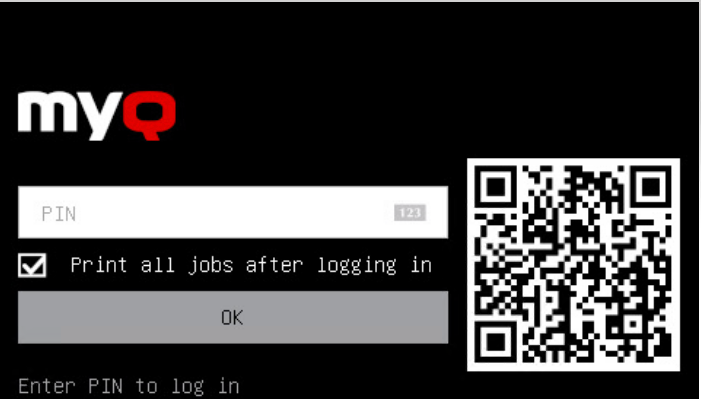 Print all jobs after logging in checkbox on the terminal