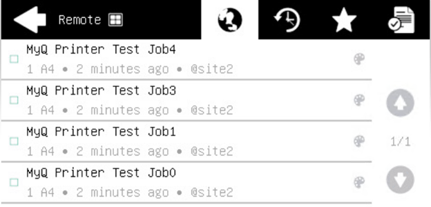 Remote jobs on the terminal