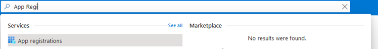 MS Azure - App registrations