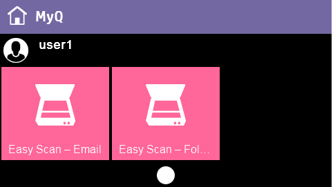 Easy Scan Profiles on a 4.3 display in exploded mode