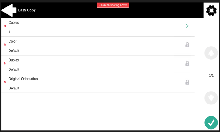 Easy Copy parameters on the terminal