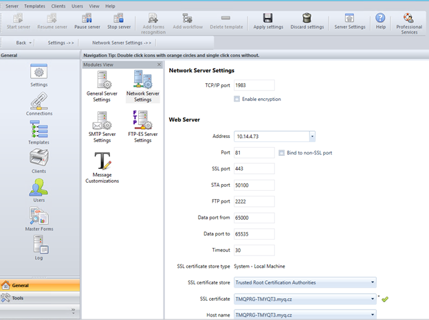 Configurer ScannerVision | MyQ X Server (Print Server) | MyQ X Help Center