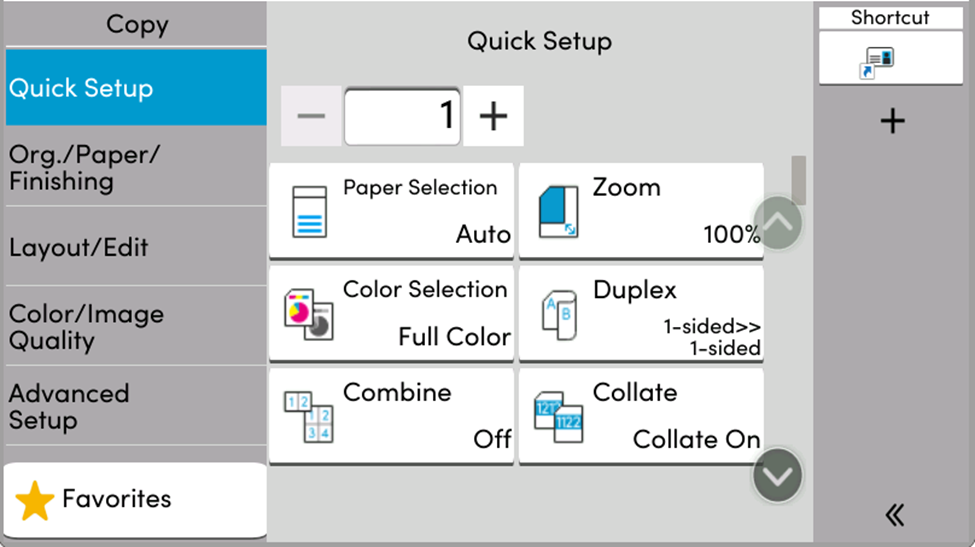 Panel copy