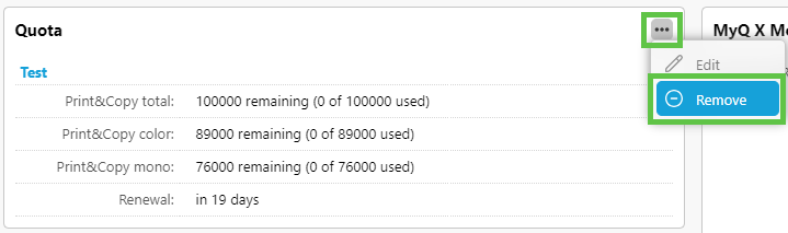 Removing a widget